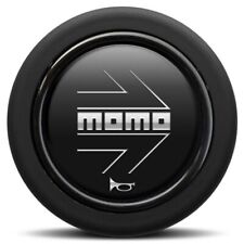 New Momo Steering Wheel Horn Button Black Silver