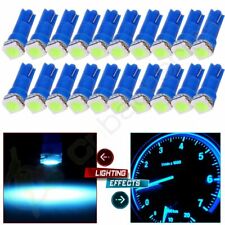 20x Ice Blue T5 Smd 5050 Led Car Wedge Dashboard Gauge Light Bulb Lamp For Honda