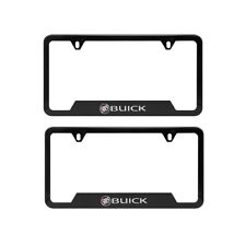 2pcs Buick Aluminum Carbon Fiber Look License Plate Frame