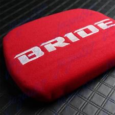 Red Tuning Pad For Head Rest Cushion Bucket Seat Racing New Jdm Bride Racing 1pc