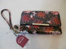 Mundi Rfid Protected Zippered Wallet Floral Design With Birds Ls959262m
