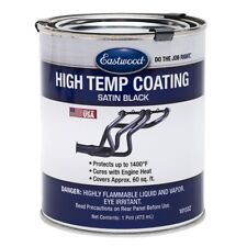 Eastwood High Temp Satin Black Coating High Heat And Engine Paint 1 Pint Can