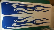 Flame Decal Set Large 11x36 Tribal Graphic Body Car Truck Vinyl Sticker V2