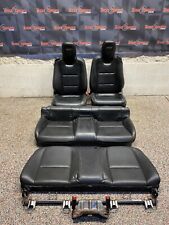 2010 Camaro Ss Oem Coupe Seat Set Front Rear Black Leather Used