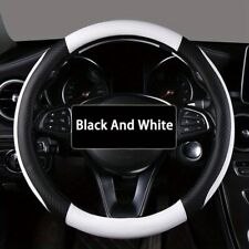 Carbon Fiber Steering Wheel Cover Universal Standard-size 14 12-15 Breathable