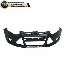 Silscvtt Front Bumper Cover For 2012-2014 Ford Focus W Tow Hole Primered