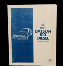 1981 Datsun Diesel 810 Repair Shop Manual Supplement Original
