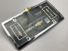 Cruiser 10437 Chevy Chevrolet Bowtie License Plate Frame Chrome Gold