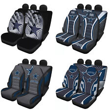 Dallas Cowboys Car 5-seats Cover Universal Auto Suv Front Rear Cushion Protector