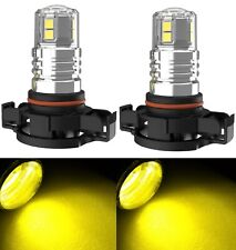 Led 20w Psx24w 2504 Yellow 3000k Two Bulbs Fog Light Replacement Upgrade Stock