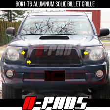 For Toyota Tacoma 2005 06 07 08 09 10 Black Upper Billet Grille Grill Insert 3pc