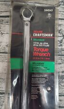 Craftsman Torque Wrench 9-44543 12 Drive Pre-owned Newton Made In The Usa
