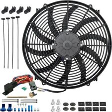 16-17 Inch 180w Electric Radiator Cooling Fan Thermostat Temp Switch Wiring Kit