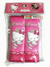 Hello Kitty Sanrio Car Suv 2 Pieces Seat Belt Covers Shoulder Pads Pair Angel