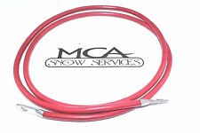 Western Fisher Snow Plow Battery Cable 60 Red Positive Power Wire 25635 5797