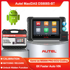 Autel Scanner Maxidas Ds808s-bt 2024 Fastest Android 11 Diagnostics - Coding