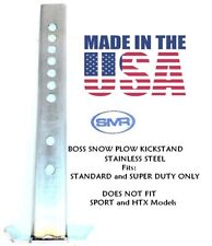 Snow Plow Snowplow Kickstand Stand Boss Straight Blade Stainless Steel Made Usa