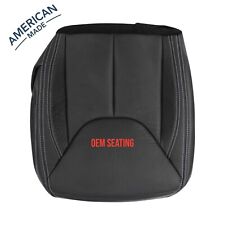 2013 2014 2015 For Jeep Wrangler Rubicon Driver Bottom Leather Seat Cover Black