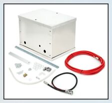 Complete Aluminum Battery Box Relocation Kit Universal Polished Billet Race Pc