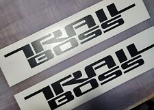 2 X Trail Boss Decal Stickers Replacement For Silverado 2019-2024 Mb