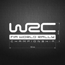 Wrc Fia World Rally Championship Decal Sticker Aufkelber Pegatina Autocollant