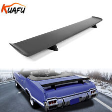 Kuafu For Oldsmobile Cutlass 442 68-72 69 Black Rear Trunk Lip Spoiler Wing