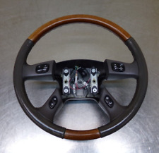 Chevrolet Tahoe Suburban Yukon Escalade Steering Wheel 03-06 Brown Leather Wood
