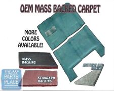 65-70 Impala 2 Door Coupe Mass Backed Molded Carpet W Sound Deadener Insulation