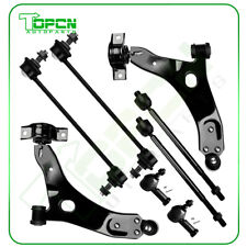 For 2006 2007 Ford Focus 8pcs Front Lower Control Arms Tie Rods Suspension Parts