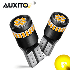 Auxito Amber Yellow 168 194 921 License Side Marker Light Canbus Led Bulb
