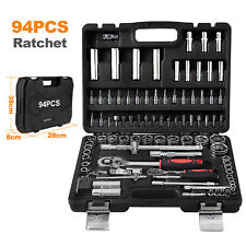 94 Pcs Hand Tool Sets Car Repair Tool Kit Set Box For Home Socket Wrench Set 14