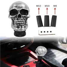 Jdm Skull Head Manual Car Gear Stick Shifter Knob Shift Lever Handle Universal