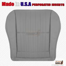 1997 - 2002 Chevy Camaro Front Driver Bottom Perforated Leather Seat Cover Gray