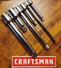 Craftsman 6pc 14 38 12 Ratchet Socket Extensions New