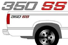 2 350 Ss Chevy Truck 4x4 Off Road Silverado 1500 Sticker Vinyl Decal Silver