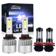 For Ford Explorer 20132011-2015 Led Headlight Kit Bulbs Hilo Beamfog Light X4
