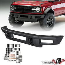 Off-road Full Width Front Bumper With D-ring Mounts Fit For Ford Bronco 21-2023