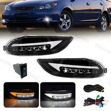 Pair For 2005-2008 Toyota Corolla 2002-2004 Camry Led Fog Lights Bumper Lamps
