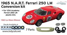 124 1965 N.a.r.t. Ferrari 250 Lm Long Nose 21 Conversion Resin Kit For Academy