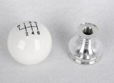 Steeda White Engraved Shift Knob And Adapter For 2011 Mustang
