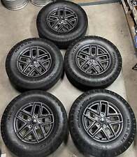 Five 2024 Jeep Wrangler Factory 17 Wheels Tires Rims Oem 04755591aa