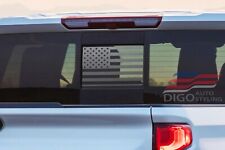 2019-2023 Chevy Silverado Sierra Back Middle Window American Flag Decal Sticker