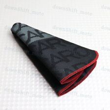 Jdm Red Stitches Recaro Racing Hyper Fabric Shift Knob Shifter Boot Cover Mtat