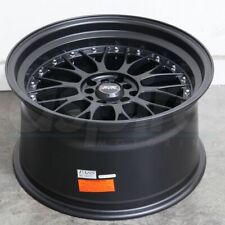 18x8.5 Flat Black Wheels Xxr 521 5x1085x112 35 Set Of 4 73.1
