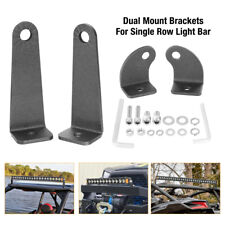 2-pack Universal Side Mounting Brackets Holder For Straight Curved Led Light Bar