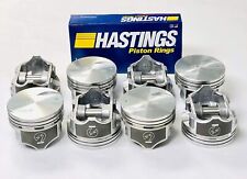 Chevy 454 Speed Pro Hypereutectic Coated Flat Top Pistons Set8cast Rings Std