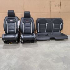 16-20 Camaro Ss Coupe Seats Front Rear Set Black See Note Aa7157 Local Pick Up