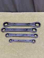 Lot Of 4 Snap On Double Box End Ratcheting Wrench 12 Pt
