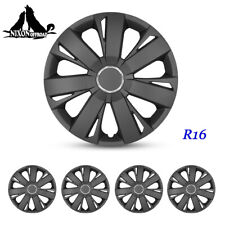 16 Snap On Wheel Cover Hub Caps Replacement Fit R16 Tire Dodge Ford Kia 4 Pack