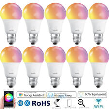 410pack Wifi Smart Led Light Bulb Multicolor Compatible Walexa And Google Home
